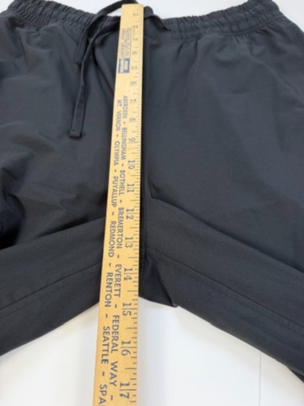 CRZ YOGA Wide Leg Cropped Pants Black Pull On Stretch XL - Picture 5 of 7